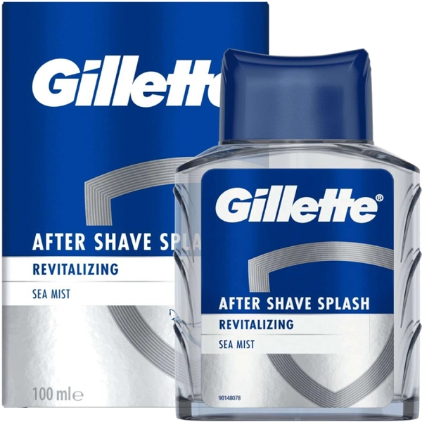 افتر شیو ژیلت اصل آلمانی مدل اسپلاش مردانه لوسیون احیا کننده سریع پوست 100 میل | Gillette After Shave Splash 100ml